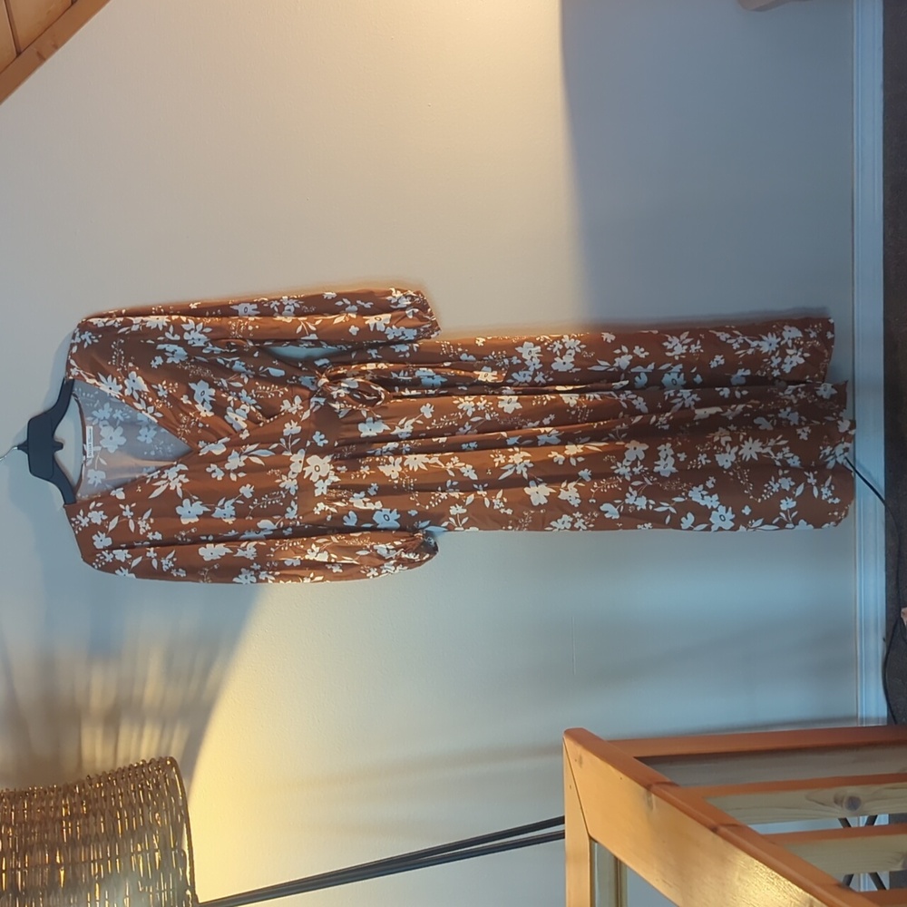 Never been worn winter/fall wrap tie dress